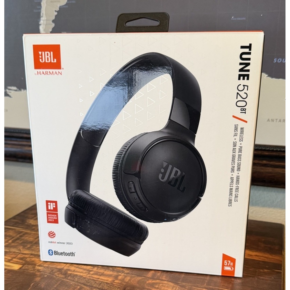 JBL Tune 520 BT - Wireless Headphones - 57 hrs Battery Time